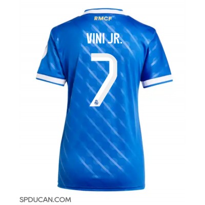 Zenski Nogometni Dres Real Madrid Vinicius Junior #7 Rezervni 2025-26 Kratak Rukav Zenski Nogometni Dres Real Madrid Vinicius Junior #7 Rezervni 2025-26 Kratak Rukav